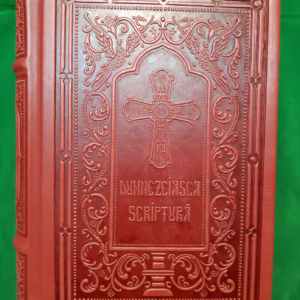 Sfanta Scriptura cu coperti din piele dupa editia din 1914