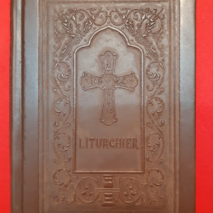 Liturghier cu coperti din piele naturala dupa editia din 1845
